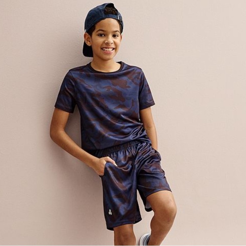 Tek Gear Boys' Printed Dry Tek Tee and Shorts Camo Set